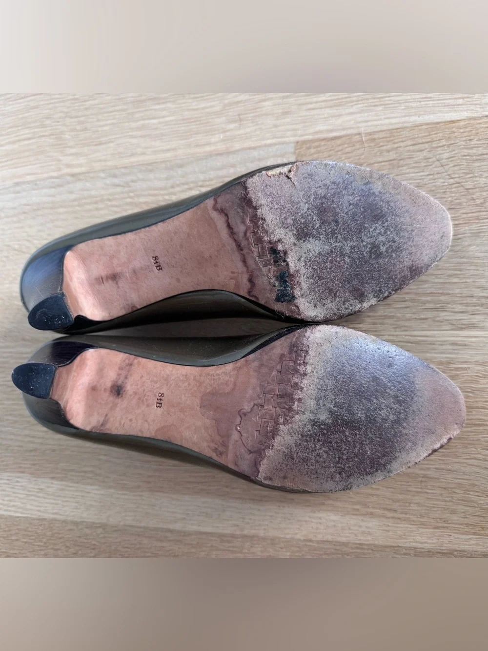 Cole Haan Olive Patent Pointed-Toe Pumps